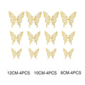 3D Hollow Butterflies Mirror Wall Stickers for Kids Rooms Bedroom