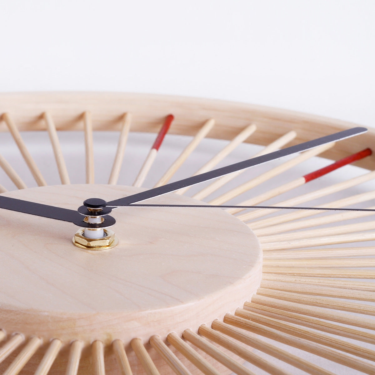 Japanese Style Wall Clock Solid Wood Clock Clock Living Room