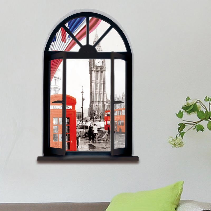 Living Room Decorative Painting Removable Sticker Wall Decor