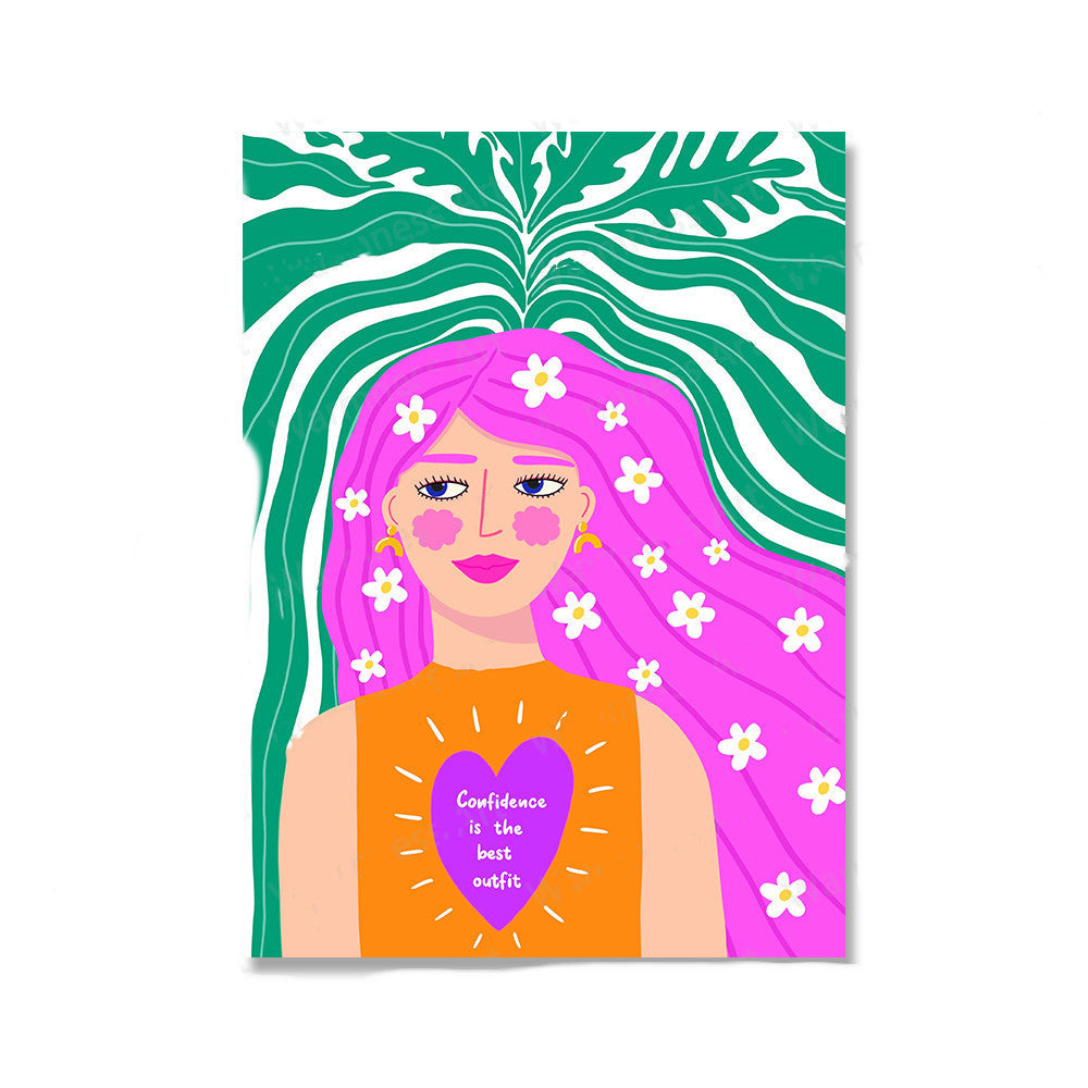 Floral Botanical Nordic Posters And Girls Wall Art Canvas Painting Home Decor