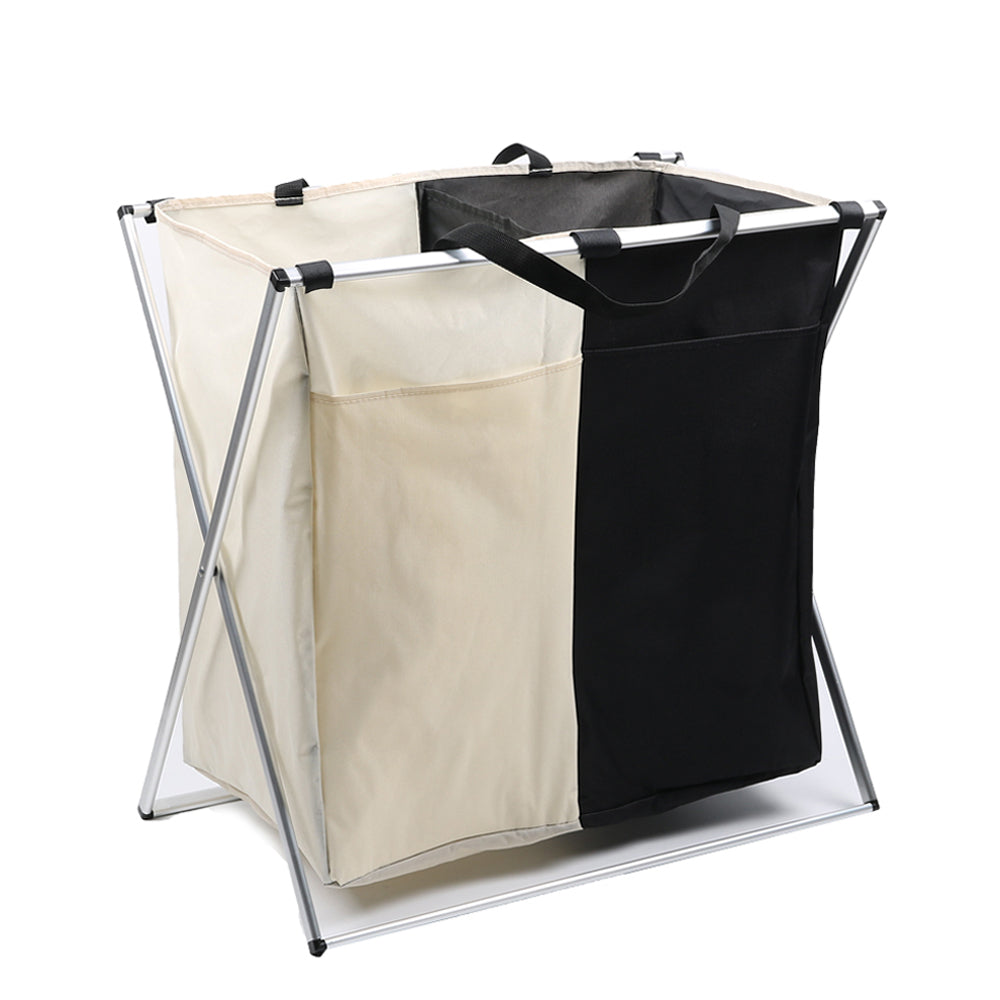 2 Compartments Laundry Rack