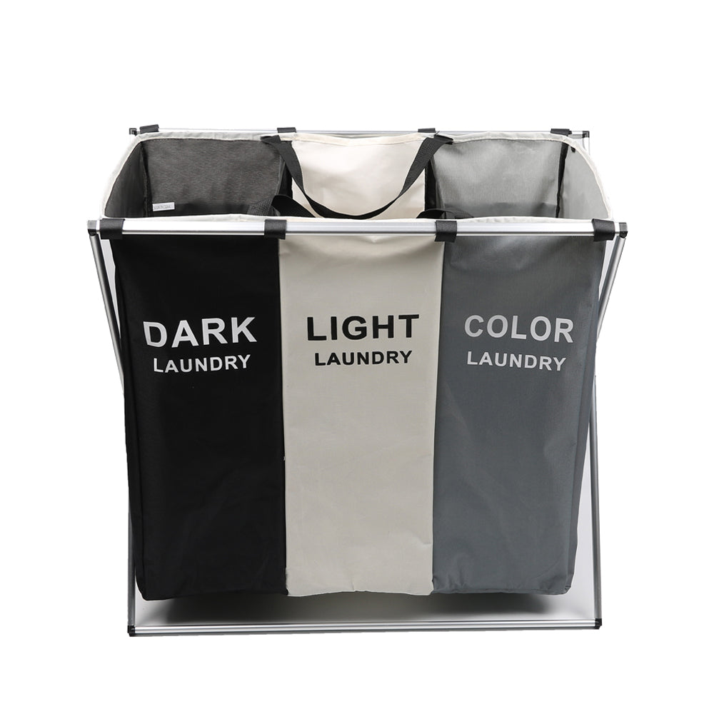 3 Compartments Laundry Rack