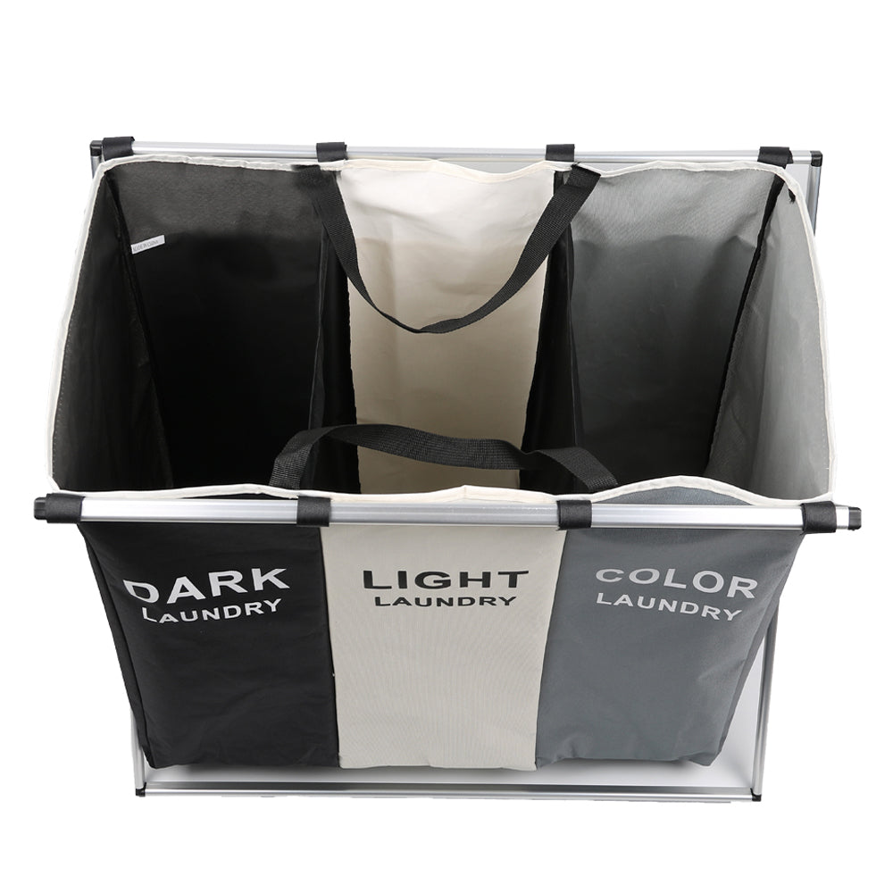 3 Compartments Laundry Rack