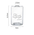 Glass Handle Vase Flower Arrangement Dried Vase