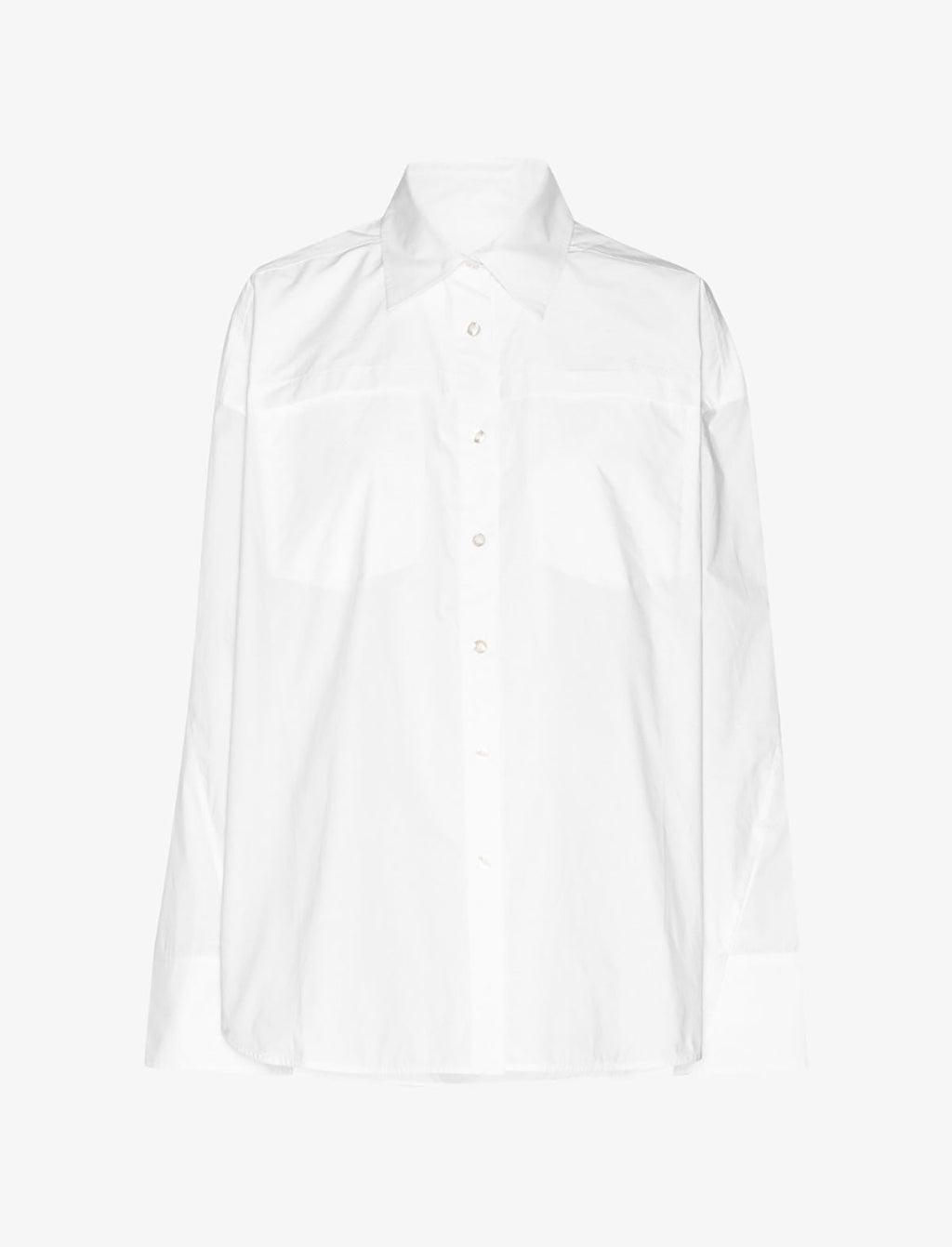 REMAIN Poplin Oversized Shirt in Bright White