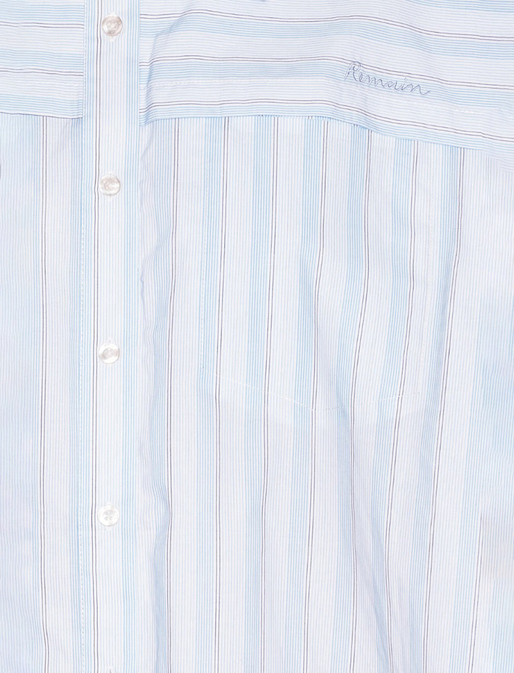 REMAIN Poplin Oversized Shirt in Grapemist Comb