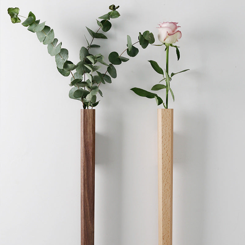Flower Arrangement Vase Japanese Style Wall Hanging Vase Flower Hydroponic Bottle Rack