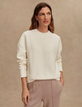 VARLEY Addelyn Sweat in Ivory
