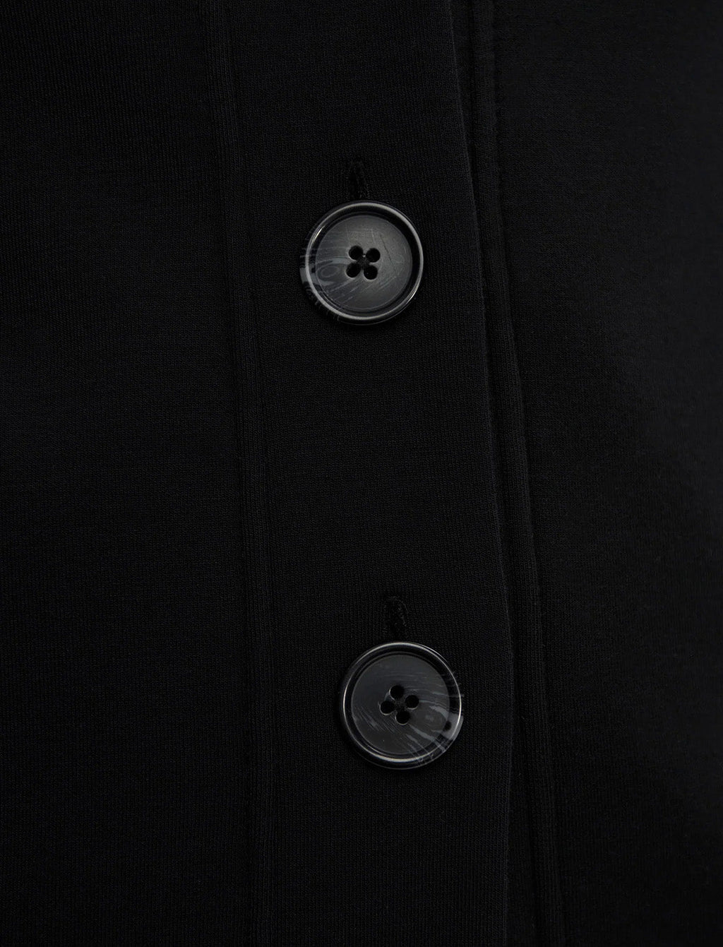 VARLEY Celeste Button Through Sweat in Black