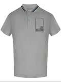 Love Moschino Box Logo Grey Polo Shirt