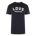 Love Moschino Bold Logo Navy Blue T-Shirt