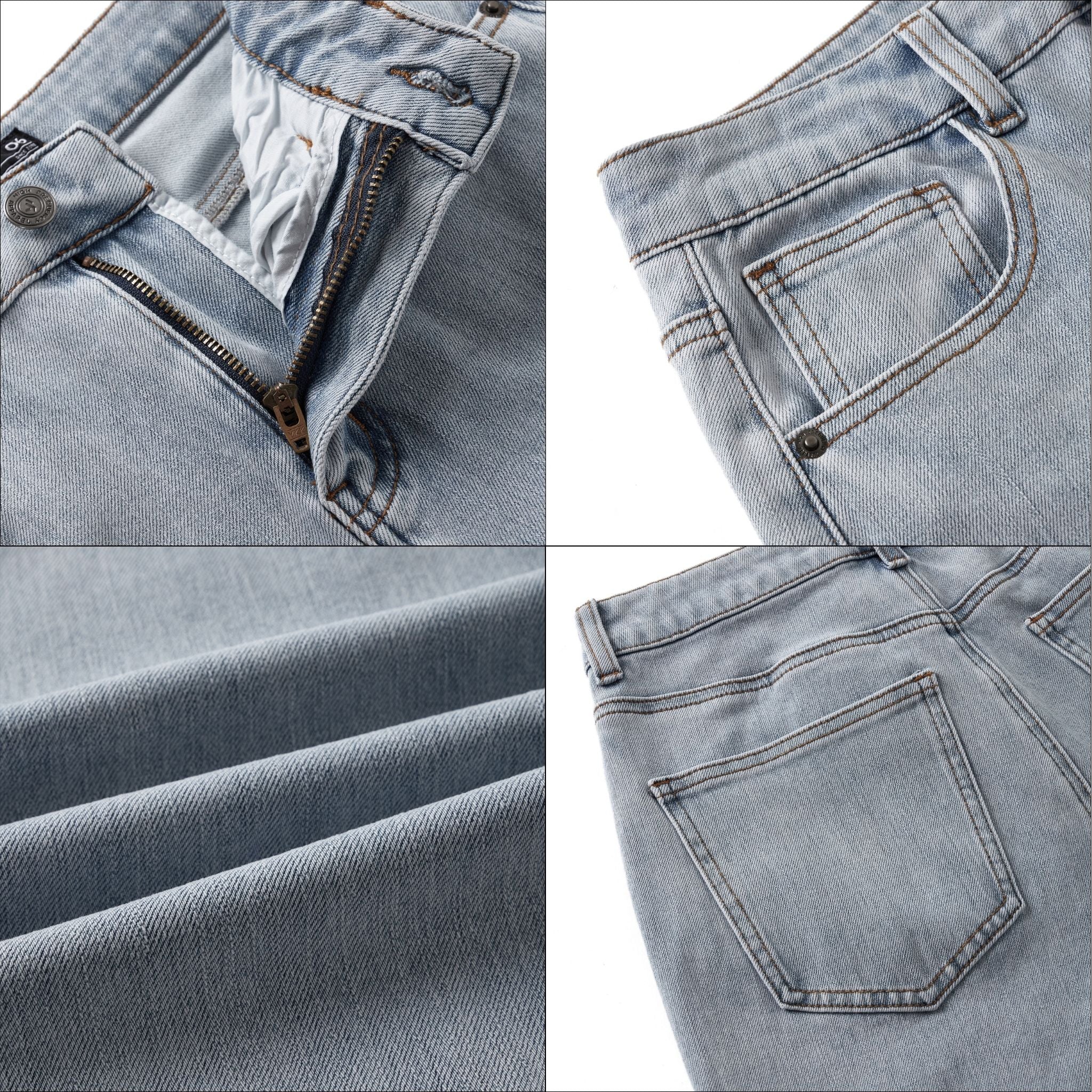 High Waisted Ankle-Length Mom Denim Jeans
