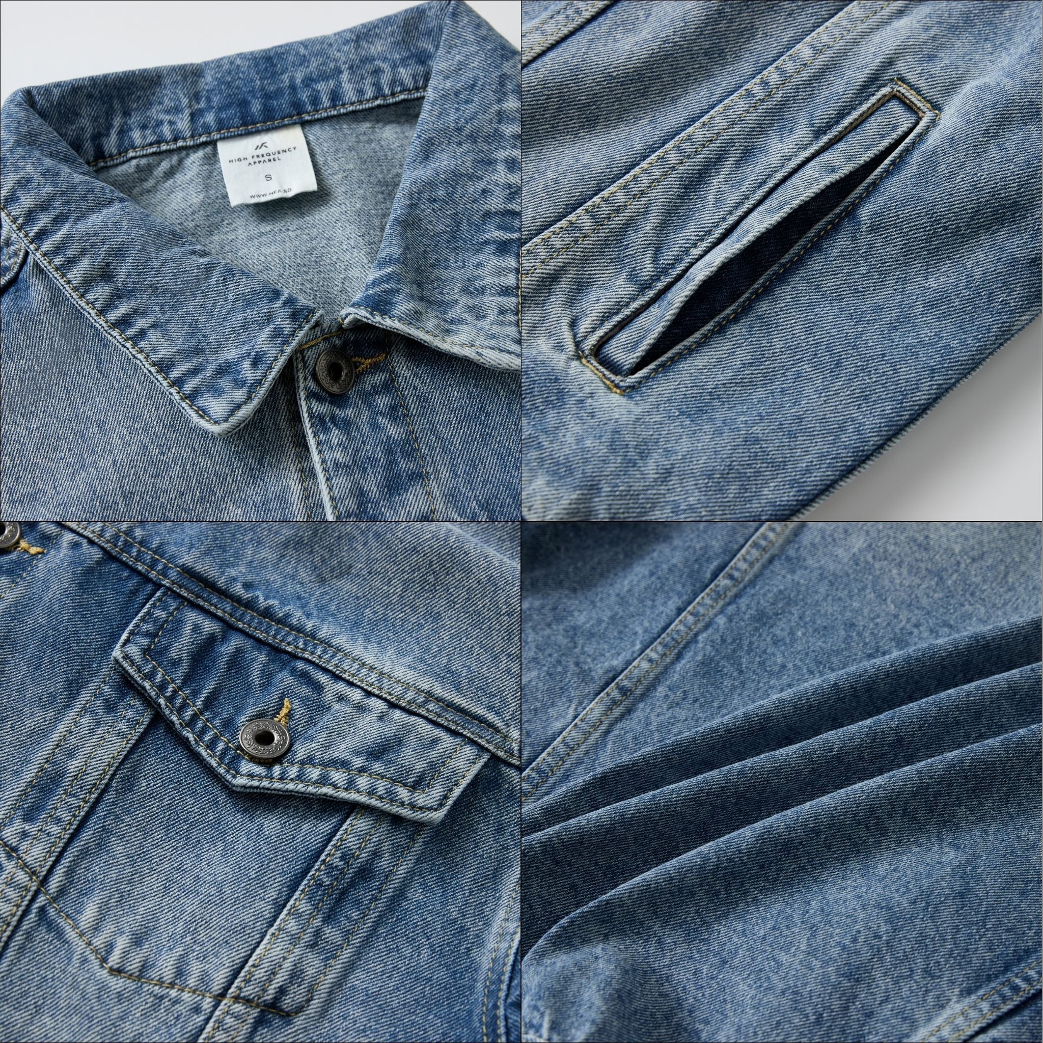 Unisex Oversized Denim Jacket – Timeless Relaxed Fit