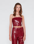 ROTATE Birger Christensen Emili Top in Red
