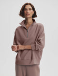 VARLEY Hawley Half-Zip Sweat in Antler