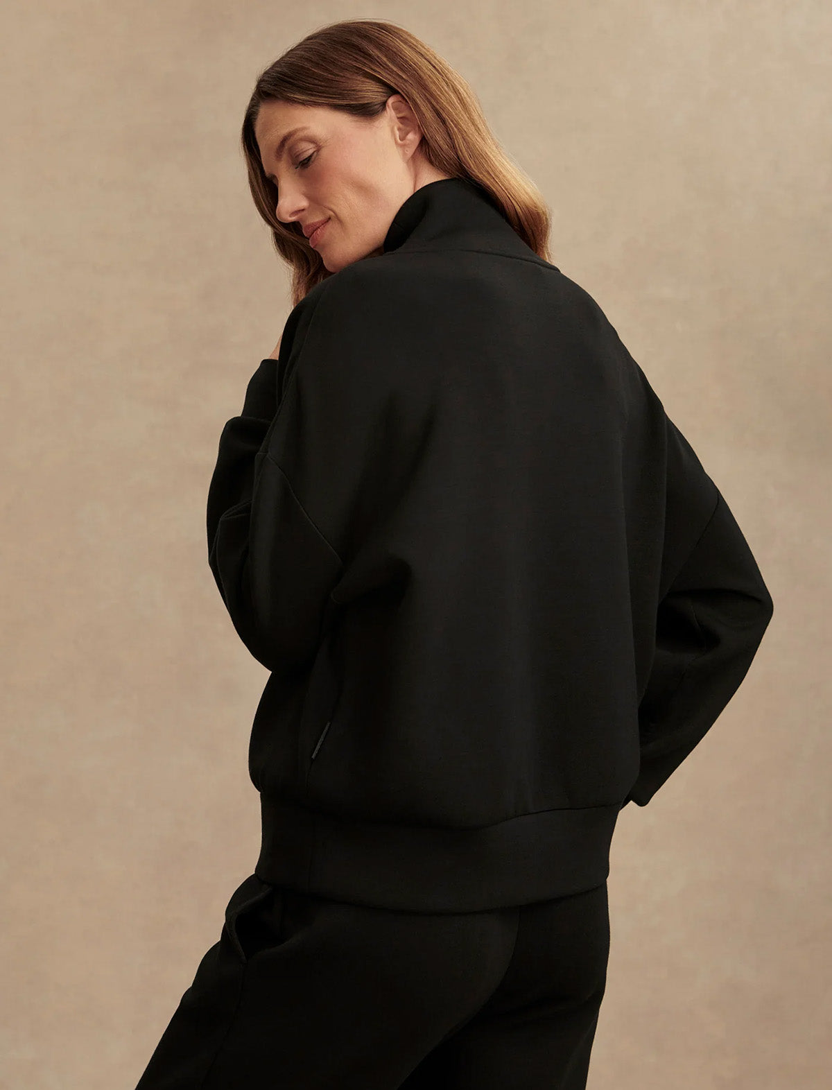 VARLEY Hawley Half-Zip Sweat In Black