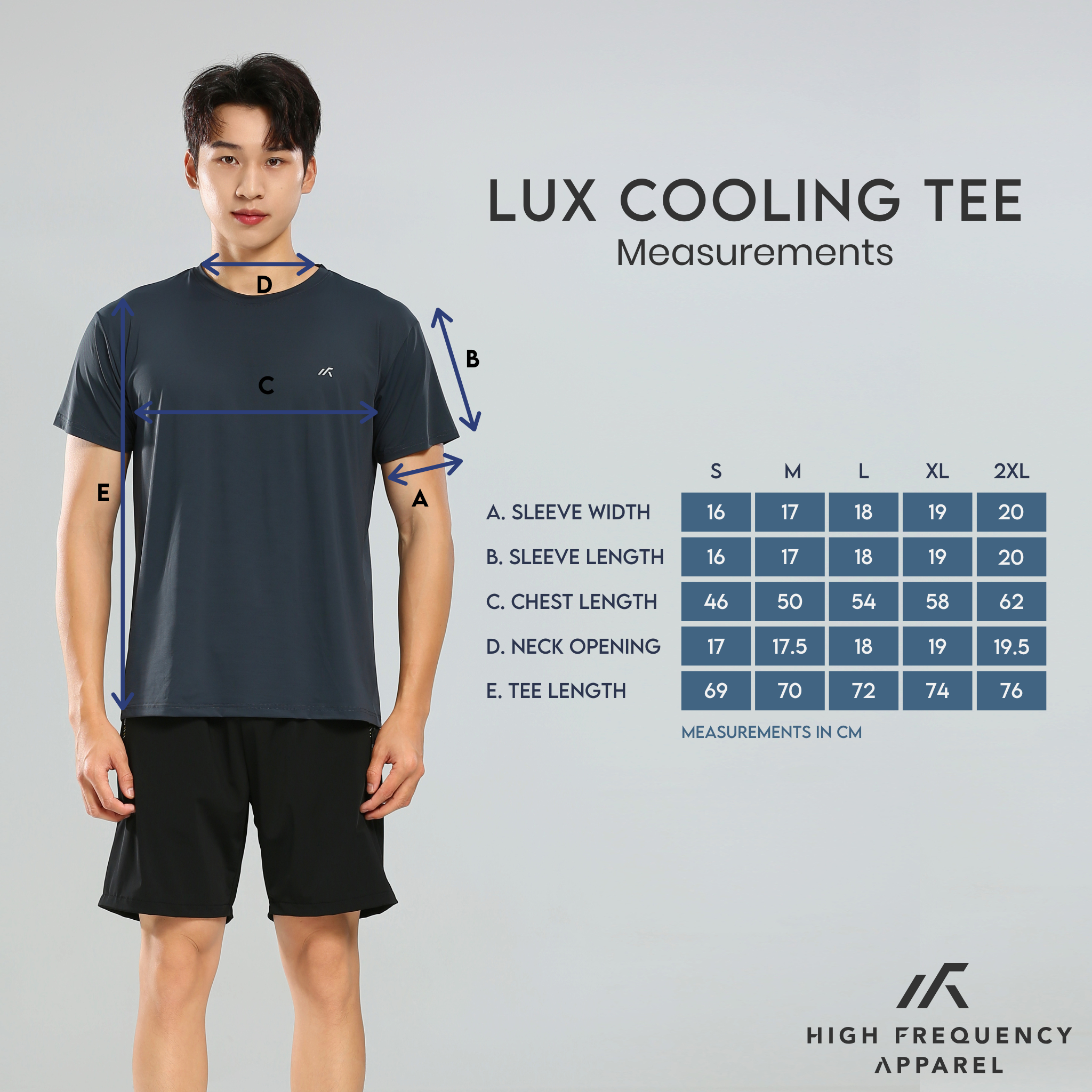 Lux Cooling Dri-Fit Crew Neck Short Sleeve T-Shirt