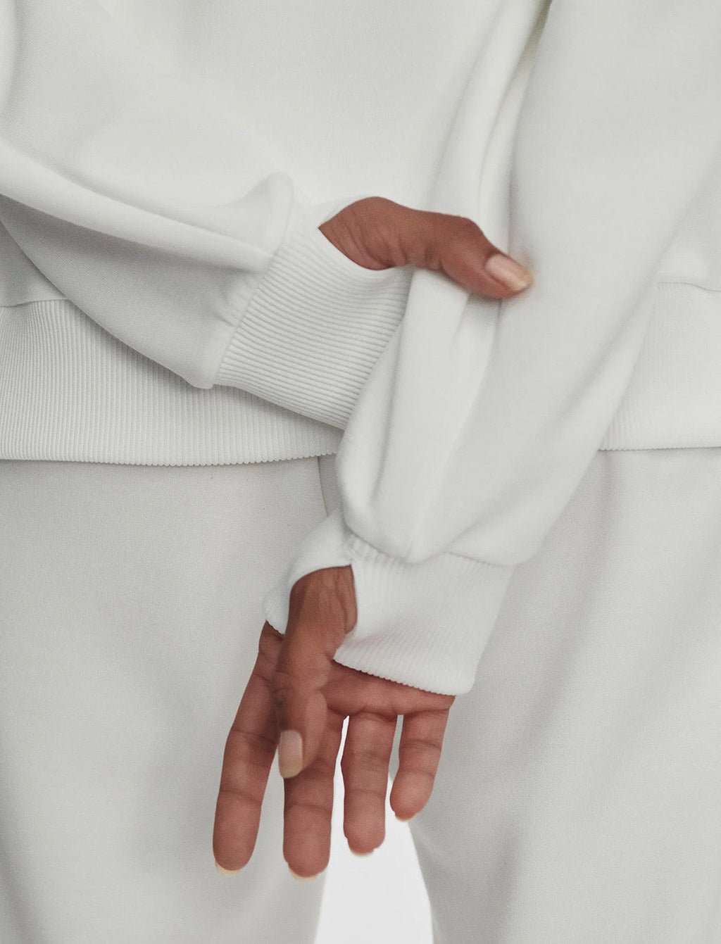 VARLEY Raymar Half-Zip Sweat in White/Navy/Forest