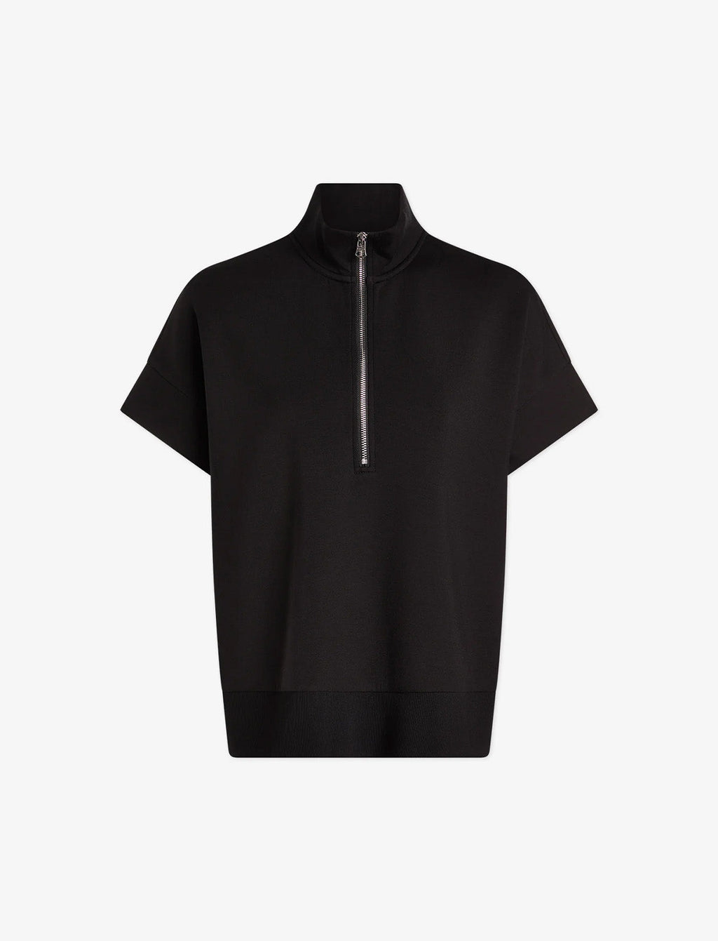 VARLEY Ritchie Short Sleeve Sweat in Black