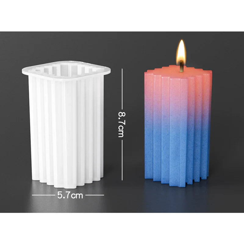 Creative Arch Door Silicone Candle Mold DIY Rainbow Bridge Plaster Epoxy Resin Candles Making Supplies Home Decor Art Craft New