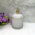 Luxury 10oz elegant Empty Candle vessels with lid For Wedding market