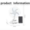 Electric Fan AC/DC Rechargeable Table fan Outdoor with LED USB Ports Home Office Cooling Air Fans For Summer Household Desk Fan