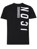 Dsquared2 Vertical Logo Black T-Shirt