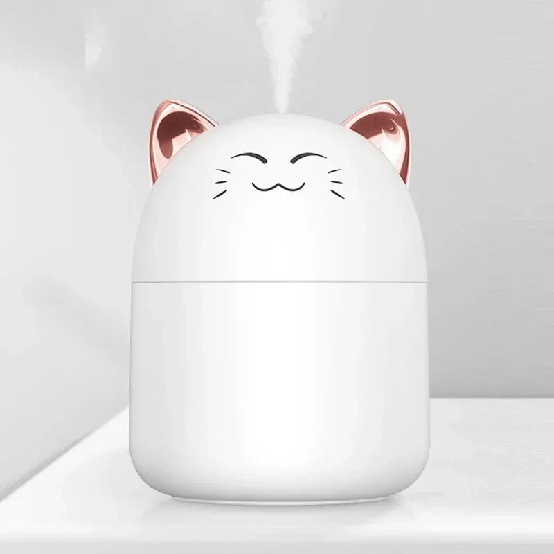 Desktop Humidifier With Colorful Ambient Light 250ml Capacity Aroma Diffuser for Home Aromatherapy Humidifiers Diffusers Bedroom