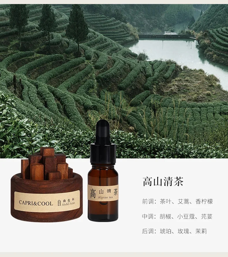 Aroma Diffuser Stick Home Fragrance Reed Diffusers Essential Oil Rose Sea Sandal Aromatic Diffuser Creative Wooden Aromatherapy