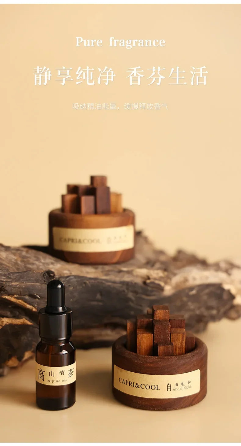 Aroma Diffuser Stick Home Fragrance Reed Diffusers Essential Oil Rose Sea Sandal Aromatic Diffuser Creative Wooden Aromatherapy