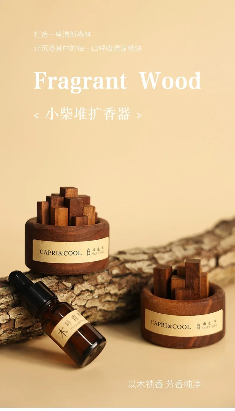 Aroma Diffuser Stick Home Fragrance Reed Diffusers Essential Oil Rose Sea Sandal Aromatic Diffuser Creative Wooden Aromatherapy