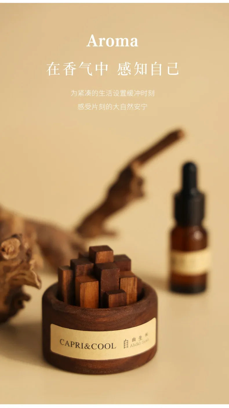 Aroma Diffuser Stick Home Fragrance Reed Diffusers Essential Oil Rose Sea Sandal Aromatic Diffuser Creative Wooden Aromatherapy