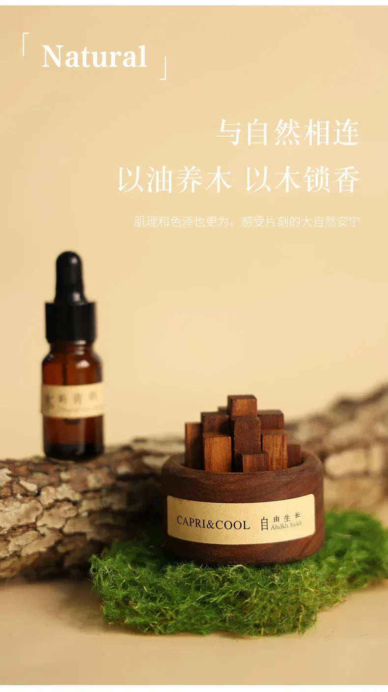 Aroma Diffuser Stick Home Fragrance Reed Diffusers Essential Oil Rose Sea Sandal Aromatic Diffuser Creative Wooden Aromatherapy
