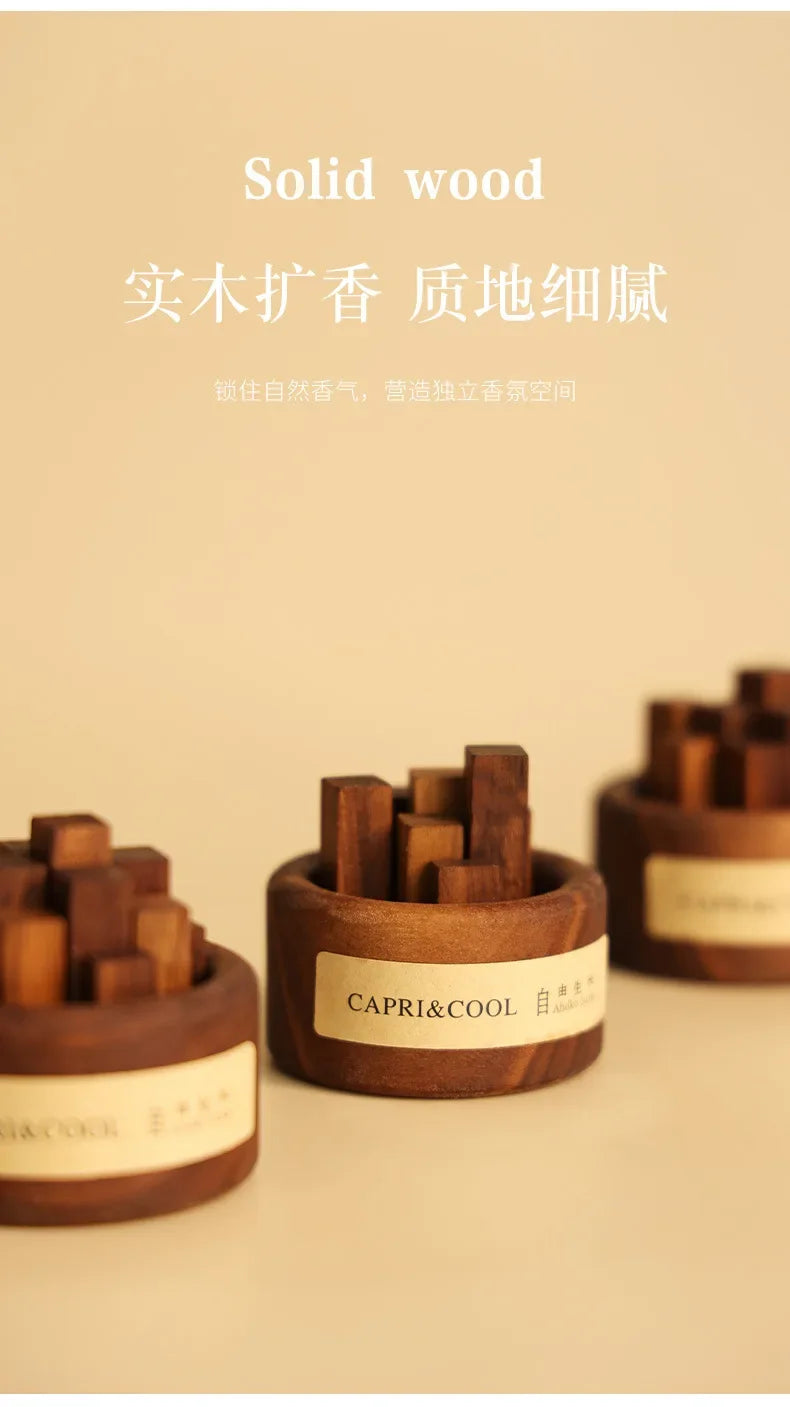 Aroma Diffuser Stick Home Fragrance Reed Diffusers Essential Oil Rose Sea Sandal Aromatic Diffuser Creative Wooden Aromatherapy