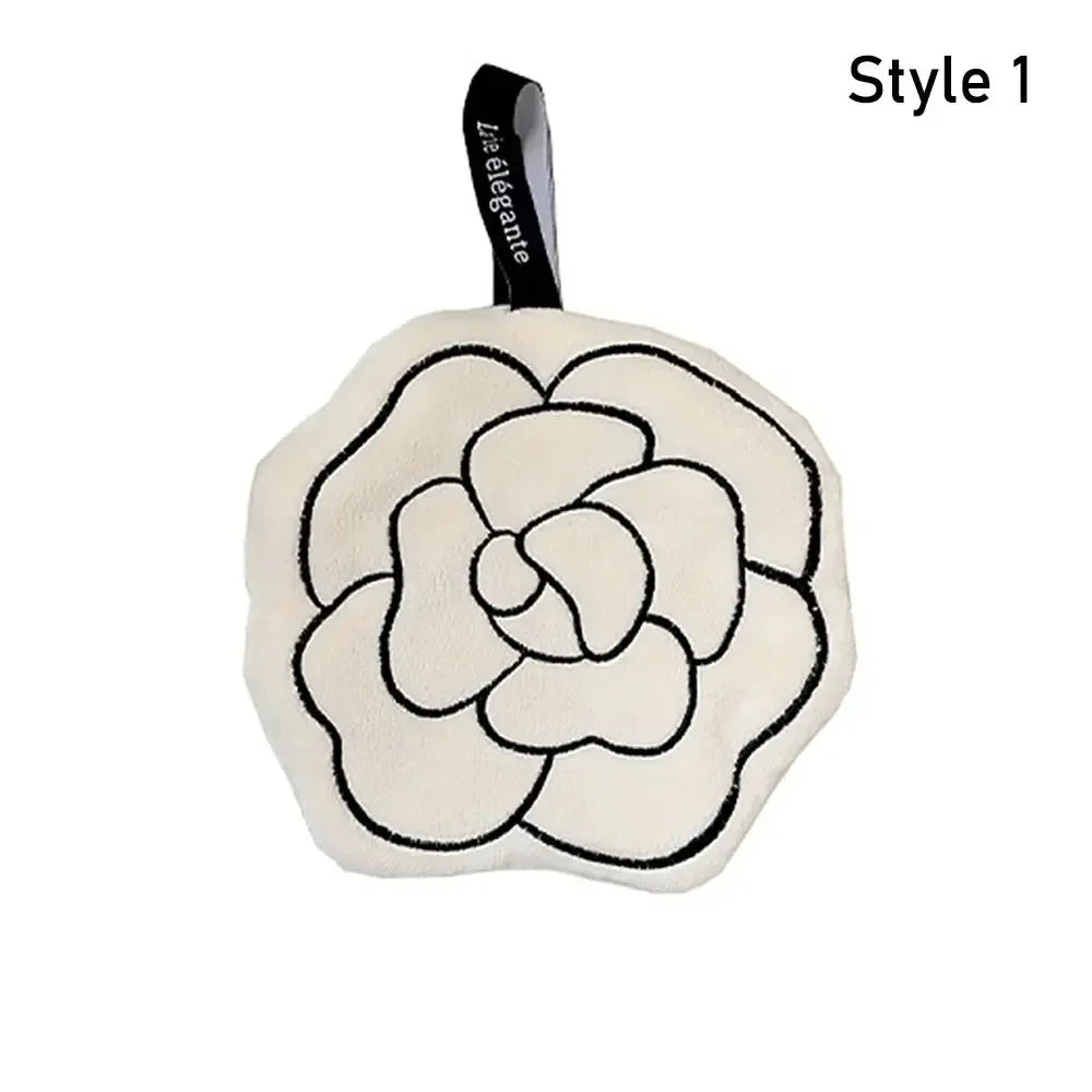 Bathroom NEW Double-thickness Hand Towel Home Convenient Hanging Quick-drying Absorbent Hand Towel Kitchen Foot Mat