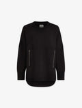 VARLEY DoubleSoft™️ Paige Longline Sweat In Black