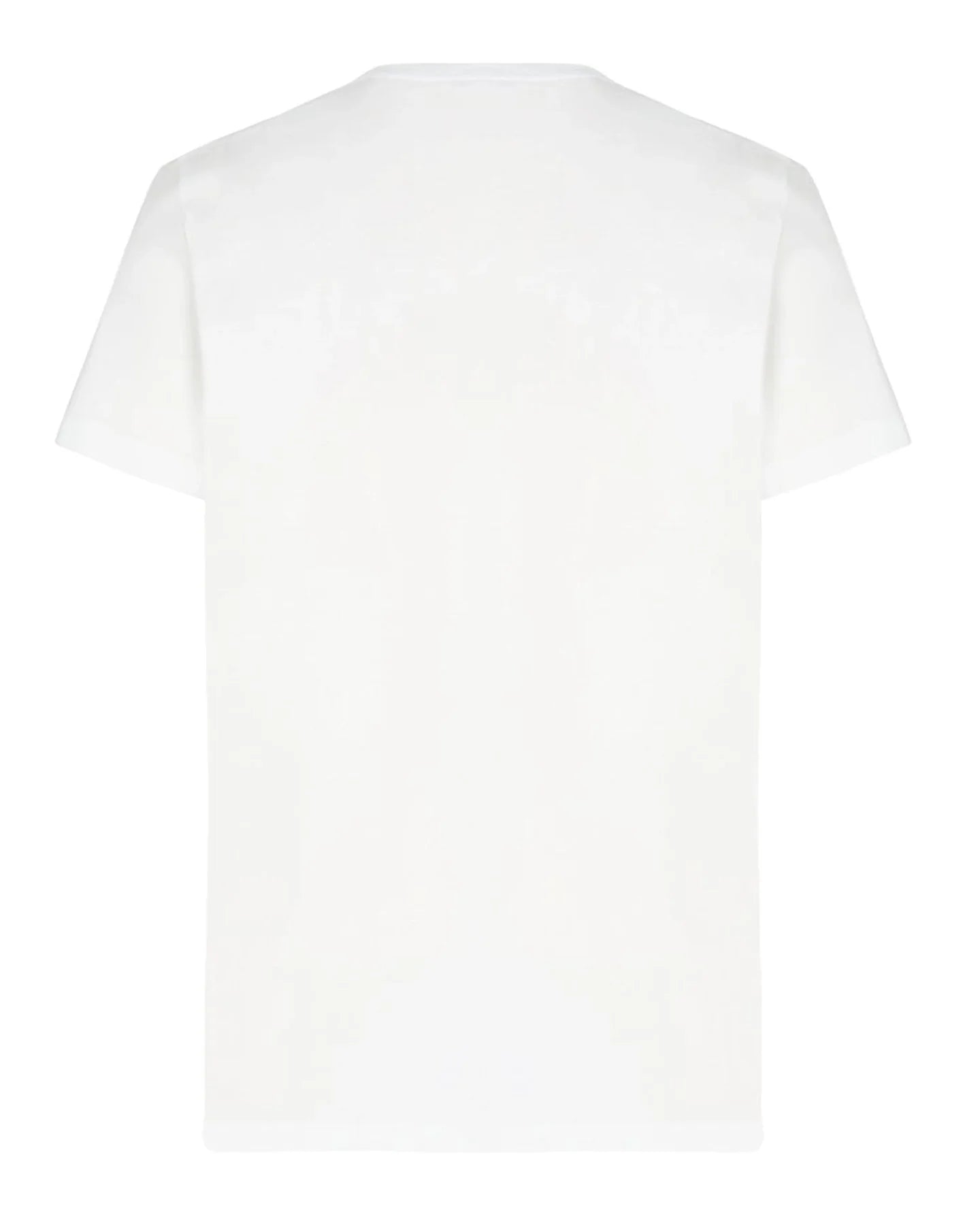 Balmain Vintage Silver Gel Logo T-Shirt in White